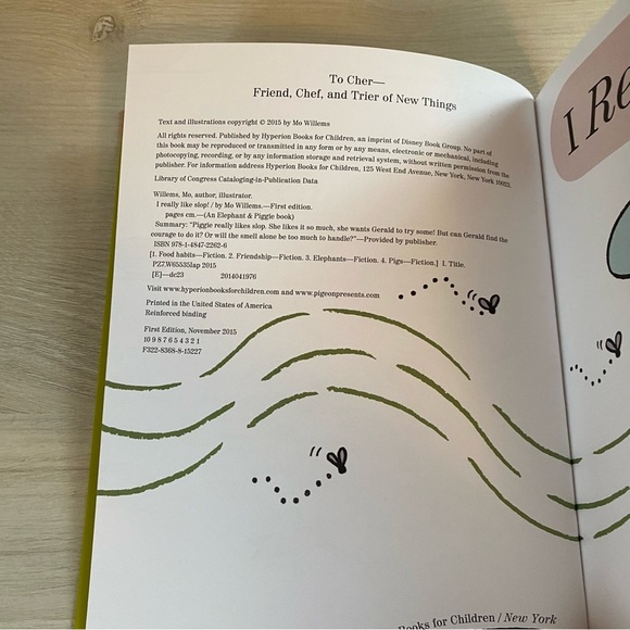 Set Of Two (2) Elephant & Piggie Books by Mo Willems: Slop & Take A Nap HB Good - Picture 11 of 11